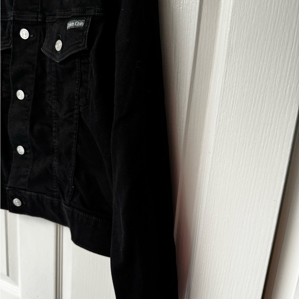 Calvin Klein Black Button-Up Jacket - Picture 4 of 9